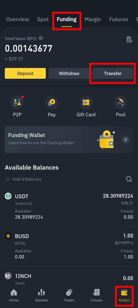 binance wallet payment